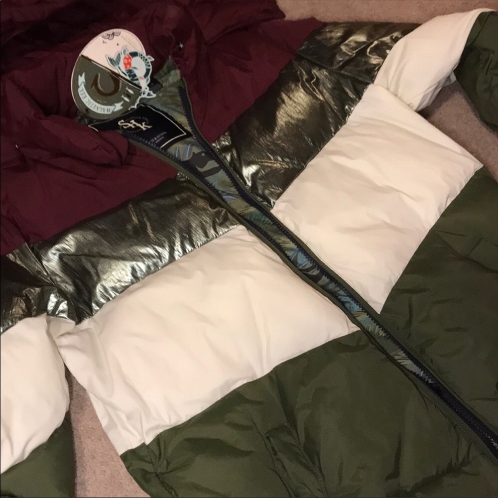❄️ Scotch and Soda boys coat NEW 16 metallic